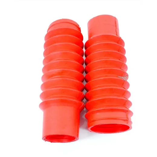 Fork gaiter red 40/45mm 165mm for Yamaha, RD 50, 80, FS 1 MG00026267