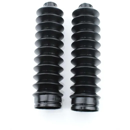 Front fork Polisport bellows set black 28x46mm 215mm for Yamaha MG00026369