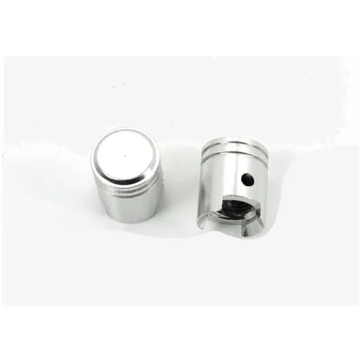 Ventilkappen Satz Aluminium silber Kolbenform MG00028106