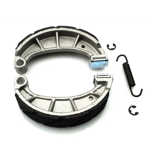 Bremsbeläge Satz mit Feder und Clips für Simson Schwalbe KR51/1, KR51/2, S50, S51, S70, S53, S83, SR4-2, SR4-3, SR4-4, SR50, SR8
