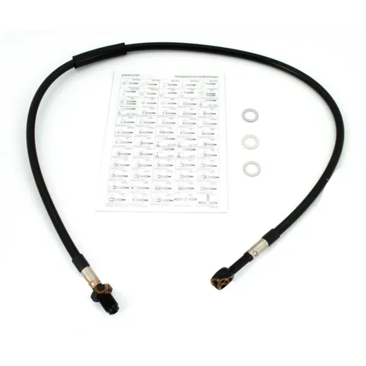 Bremsleitung Stahlflex Schwarz 780mm für Kreidler Florett RS RMC MG00032118 Bremsleitung Stahlflex Schwarz 780mm für Kreidler Florett RS RMC MG00032118