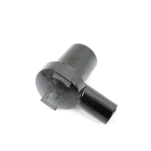 Spark plug cap black plastic for Piaggio Vespa, Ciao, SI, Bravo MG00041141