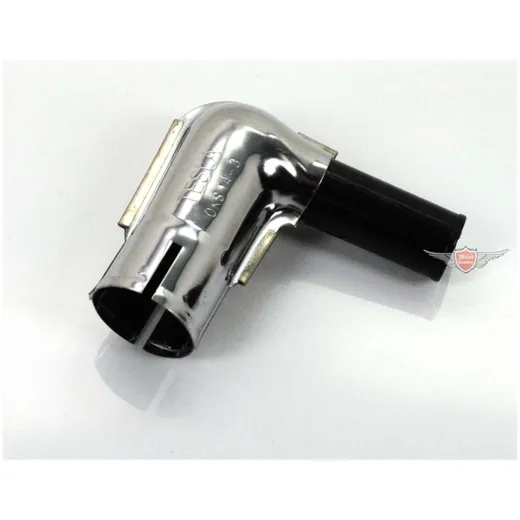 Spark plug cap metal-black type OKS 14-3 for TESLA 14-3, Peugeot 101, 102, 103, Mobylette, moped, moped MG00041333