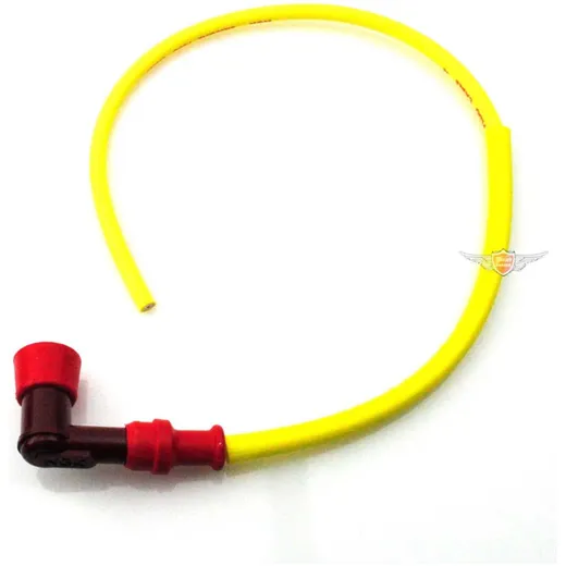 Spark plug cap NGK 90 degrees red 5k Ohm With silicone cable 50 cm for Zündapp, Kreidler, Hercules, Puch, KTM, Yamaha, Honda, Ka Spark plug cap NGK 90 degrees red 5k Ohm With silicone cable 50 cm for Zündapp, Kreidler, Hercules, Puch, KTM, Yamaha, Honda, Ka