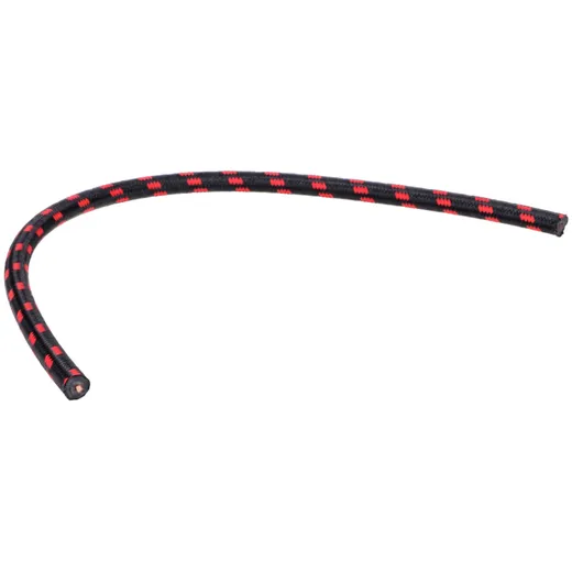 Ignition cable Goebel textile braiding black-red 30 cm 7mm for Zündapp, Kreidler, Hercules, Puch, Miele, DKW, Rixe, Göricke, Göb