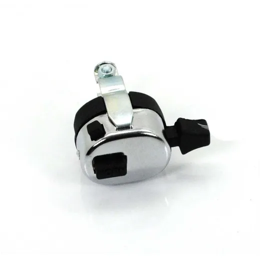 Switch plastic housing matt black chrome mounting clamp for Zündapp, Kreidler, Hercules, Puch, DKW, KTM, Rixe, Sachs, Simson MG0