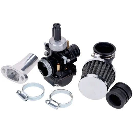 Vergaser Tuning Satz 19mm mit Ansaugstutzen 20mm, Sport Luftfilter für Zündapp MG00061105