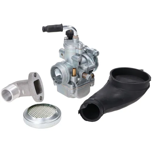 Vergaser 19,5mm Tuning Set mit Ansaugstutzen, Gummi und Luftfilter für Puch Maxi MG00061123