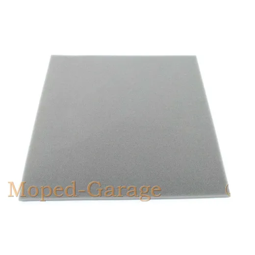 Luftfiltermatte 33x33 cm 10mm Grau für Hercules K 50 GS, 75 Prima, Ultra, MK, Supra, Zündapp GTS, KS, CS, CX, Hai, Kreidler Flor