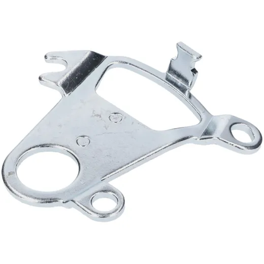 Mounting plate metal silver for Hercules, Miele, DKW, KTM, Rixe, Gritzner, Göricke, moped, moped, mokick MG00062790
