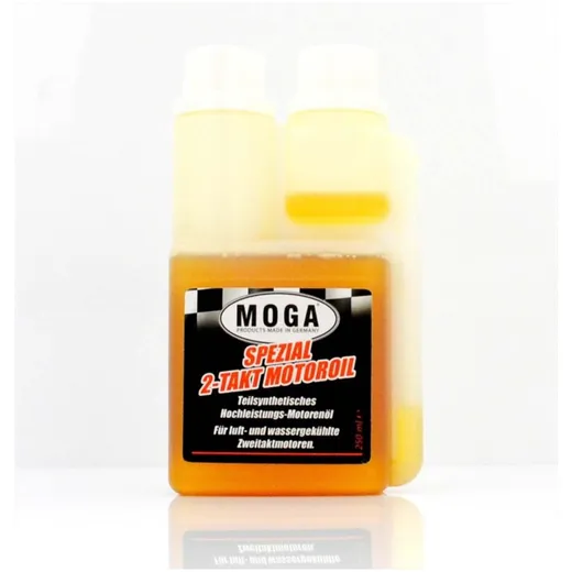 Engine oil bottle MOGA 250ml dimensions 165mm high 90mm wide 45mm deep for moped mokick MG00065250 Engine oil bottle MOGA 250ml dimensions 165mm high 90mm wide 45mm deep for moped mokick MG00065250