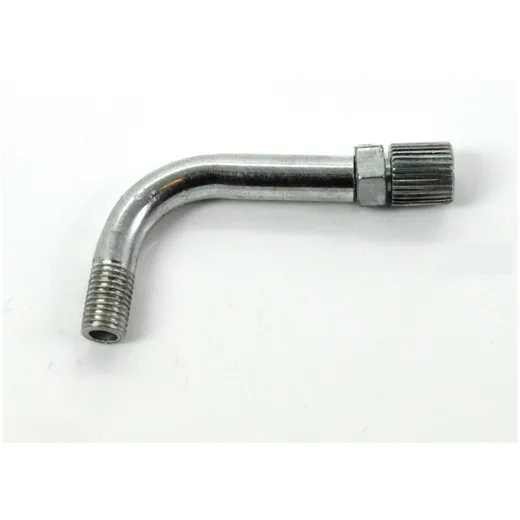 Throttle cable pipe bend 90 degrees with adjusting screw M6 60mm for Zündapp Bergsteiger, Hercules Prima M, Kreidler Flory, Flor