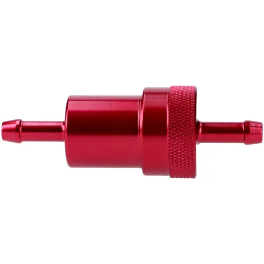 Benzinfilter Aluminium rot 7mm 77mm für Zündapp, Kreidler, H_2