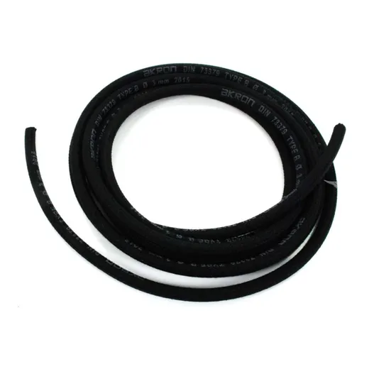 Schlauch Gewebe 3mm x 7mm 3m Schwarz für Yamaha, Honda, Kawasaki, Suzuki, Piaggio MG00071326