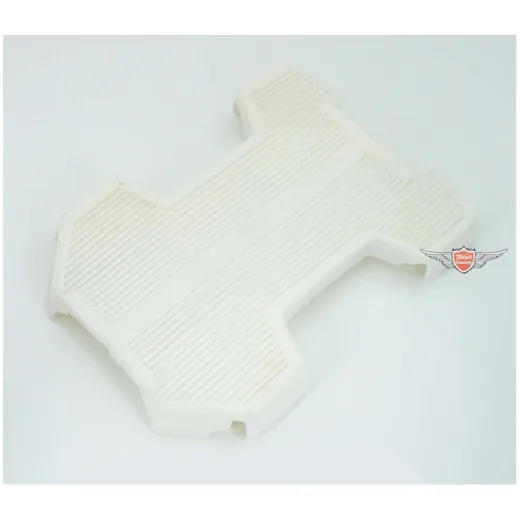 Footboard fairing plastic white for Puch Maxi S, N, moped, moped, mokick MG00073175