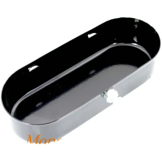 Tool compartment black metal oval for Velo Solex, 3800 MG00073271