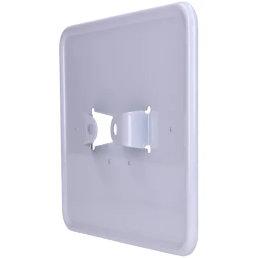 License plate holder metal white 145x125mm for moped, moped,_2