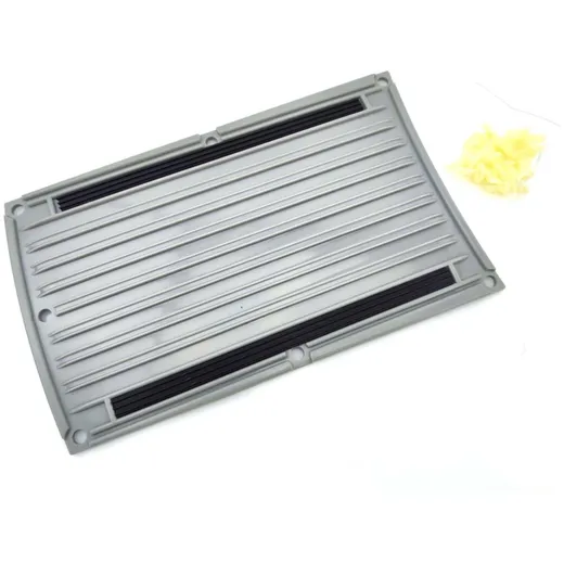 Heckmatte Grau mit weißen Befestigungsclips für Zündapp, R 50 Typ 561 MG00073506