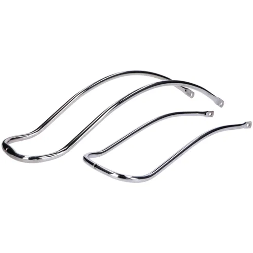 Mounting bracket set mudguard chrome for Kreidler Florett, egg tank, K 54 MG00073527