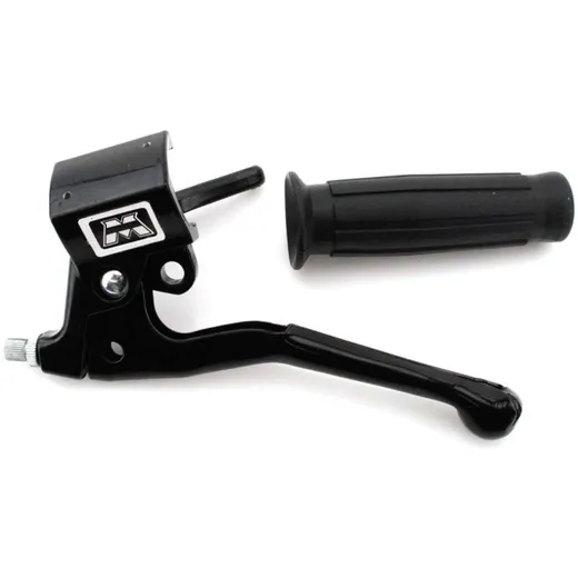 Brake lever fitting black with rubber grip for MBK, Mobylette, Motobecane MG00077212