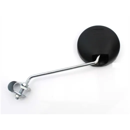 Mirror round 95mm black 180mm holding bar for Zündapp, Kreidler, Hercules, Puch, DKW, KTM, Simson, Rixe, Sachs MG00077249
