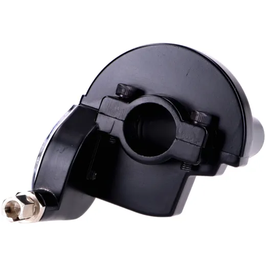 Throttle grip set short stroke with rubber grips aluminum bl_2
