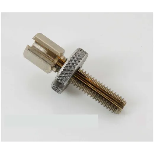 Stellschraube M6 x 35mm mit Schlitz und Kontermutter für Mofa, Moped, Mokick MG00082123