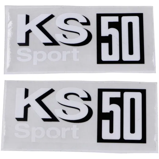 Sticker set KS 50 90x40mm for Zündapp KS 50 Sport Type 517, _1