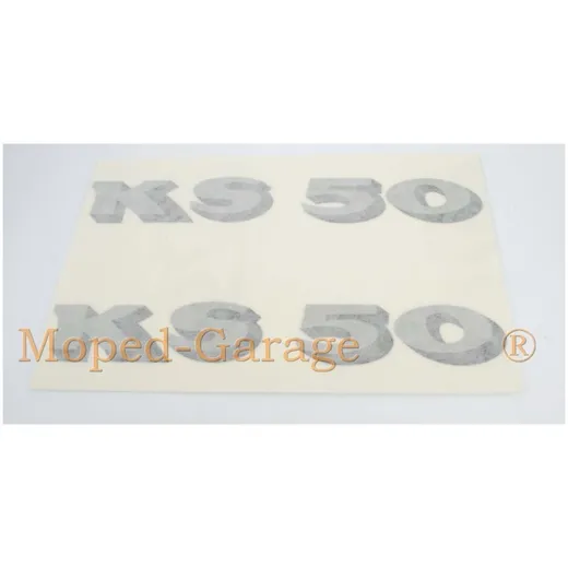 Aufkleber Satz 155mm x 22mm für Zündapp KS 50, Super Sport Typ 517 MG00083120