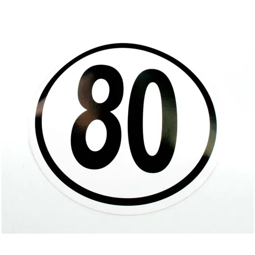Sticker, weatherproof 200mm for cars, trailers, mopeds MG00083186