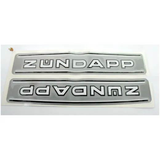 Aufkleber Satz Tank silbermetallic 250x47mm für Zündapp 529 KS, GTS, C50 MG00083207