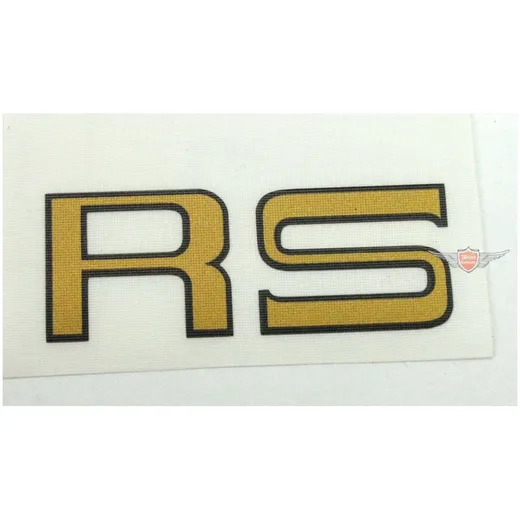 Sticker tank RS gold black 55x20mm for Kreidler Florett RS MG00083245