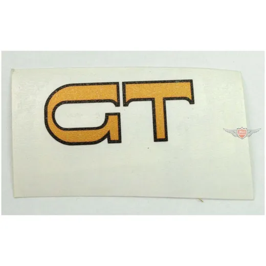 Tank sticker gold black 45mm x 20mm for Kreidler Florett MG00083248