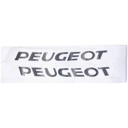 Aufkleber Schwarz 310mm x 30mm für Peugeot Mofa, Moped MG00083316