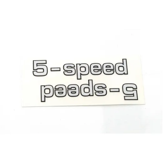 Aufkleber Satz 5-Speed Seitendeckel Verkleidung für Zündapp GTS 50 5 Gang MG00083366