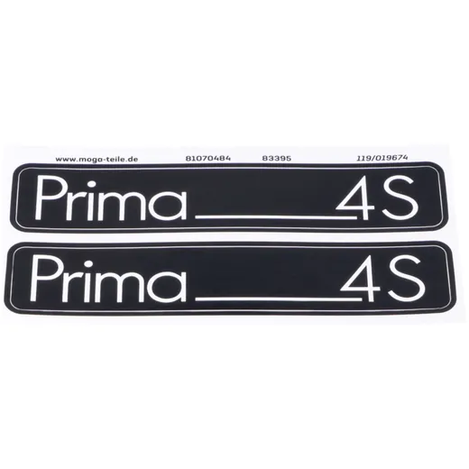 Aufkleber Satz MOGA 105mm x 21mm für Hercules Prima 4S MG00083395