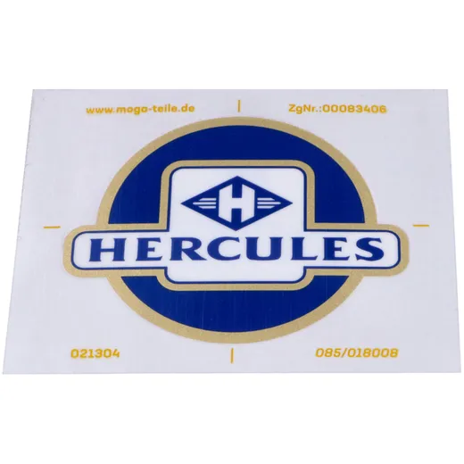 Aufkleber Tank Dekor Schriftzug für Hercules K 125, 180 BW MG00083406 Aufkleber Tank Dekor Schriftzug für Hercules K 125, 180 BW MG00083406