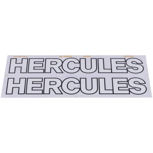 Aufkleber Set Tank Dekor Schriftzug für Hercules Prima, Supr_1