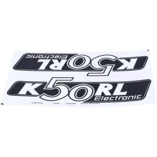 Aufkleber Satz MOGA 2 Stück 160mm x 40mm für Hercules K 50 RL Electronic MG00083413