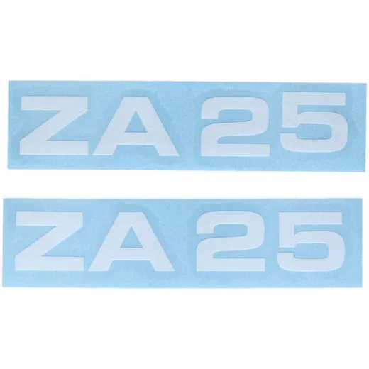 Aufkleber Satz MOGA 2 teilig Breit 95mm Hoch 17mm für ZA 25 Mofa MG00083437