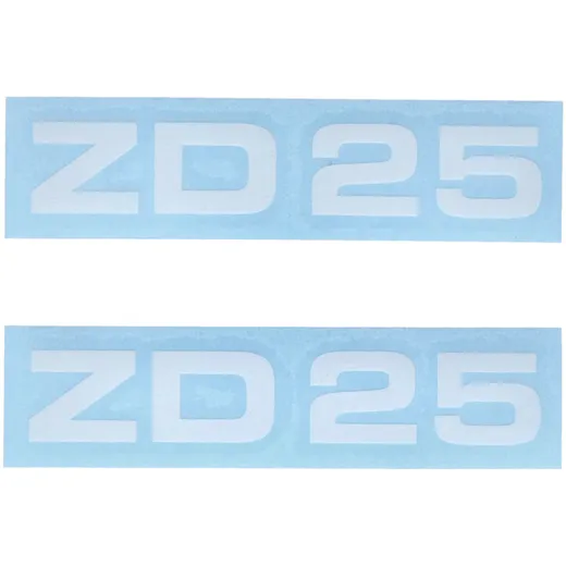 Aufkleber Satz MOGA 2 Teile Breite ca 95mm Höhe 17mm für Zündapp ZD 25 Mofa MG00083442