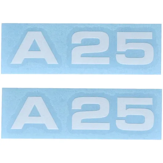 Aufkleber Satz MOGA 2 teilig Breit 74mm Hoch 17mm für Mofa Mokick MG00083446