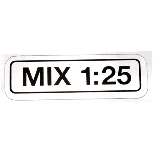 Aufkleber Tank MIX 1:25 37x12mm für Mofa, Moped, Mokick MG00083486