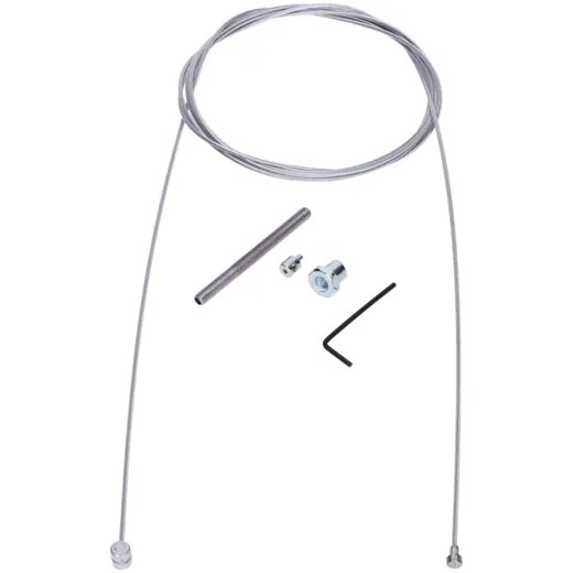 Brake cable inner cable set 2500mm barrel nipple 8x9mm, bottle nipple 6/4mm set screw MG00084909