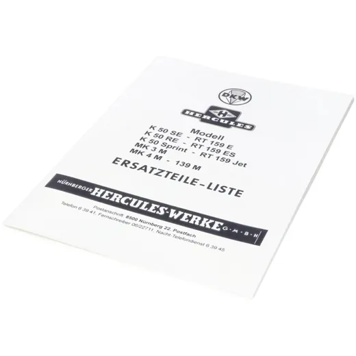 Spare parts catalog for DKW RT 159 139 M Mokick MG00086202 Spare parts catalog for DKW RT 159 139 M Mokick MG00086202