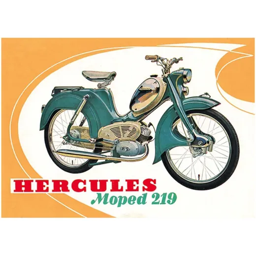 Werbeplakat Hercules 29cm 42cm für Moped Typ 219 MG00086470