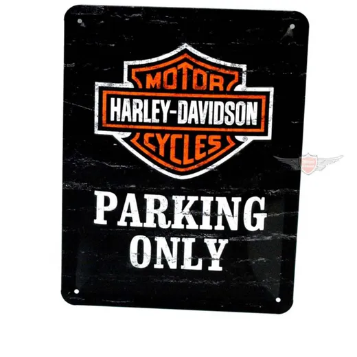 Sheet metal sign High approx. 200mm wide 150mm Strong colors for Harley MG00086590
