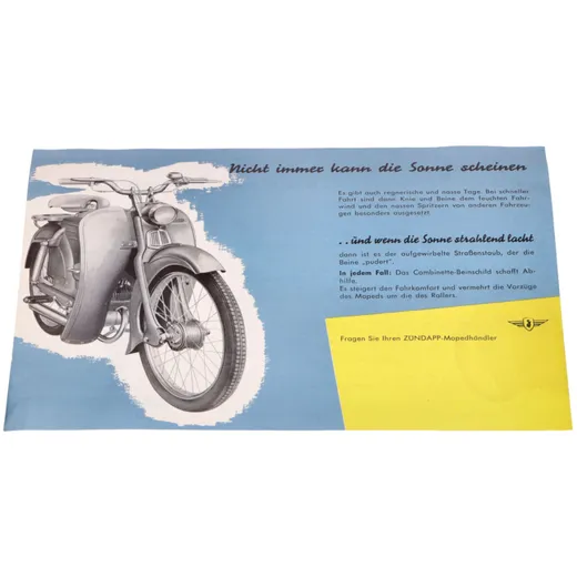 Original flyer/brochure A5 for Zündapp Combinette MG00086635