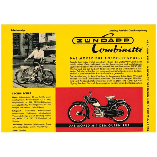 Prospekt Combinette für MG00086637