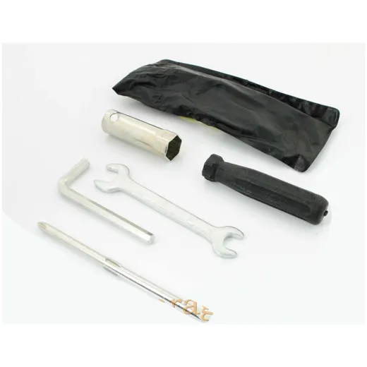 On-board tool set for mopeds 5 pieces 16 mm 10/12 for mopeds, mopeds, mokicks, scooters MG00088212 On-board tool set for mopeds 5 pieces 16 mm 10/12 for mopeds, mopeds, mokicks, scooters MG00088212